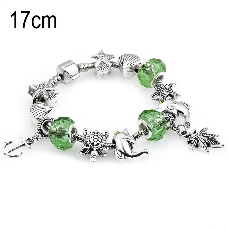 17 CM sea life European Beads Bracelets