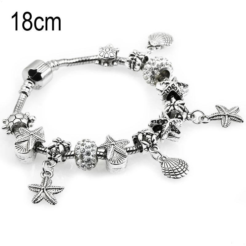 18 CM sea life European Beads Bracelets