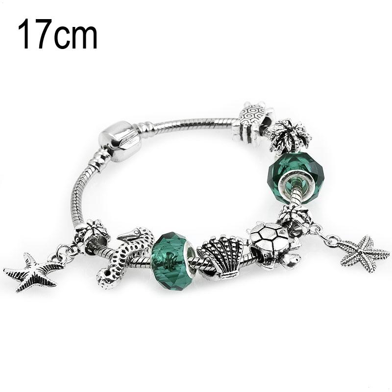 17 CM sea life European Beads Bracelets