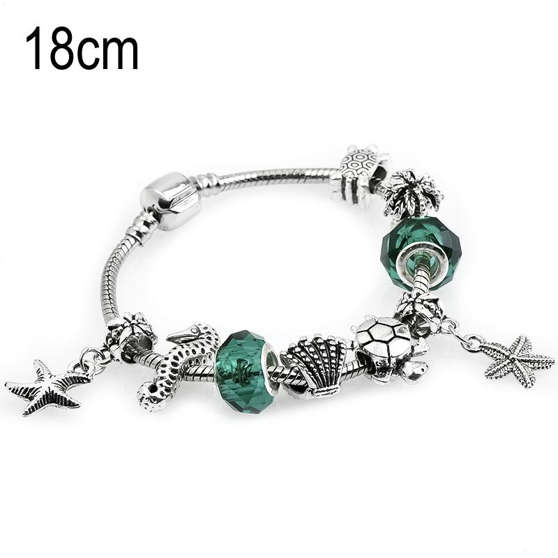 18 CM sea life European Beads Bracelets