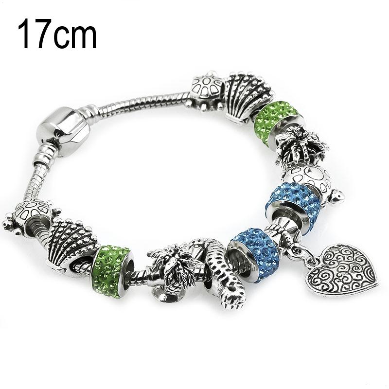 17 CM sea life European Beads Bracelets