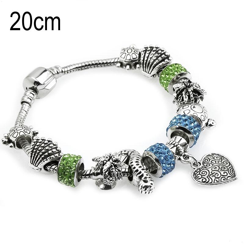 20 CM sea life European Beads Bracelets