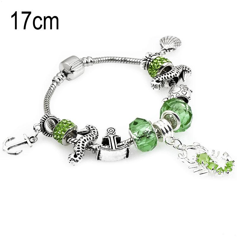 17 CM sea life European Beads Bracelets