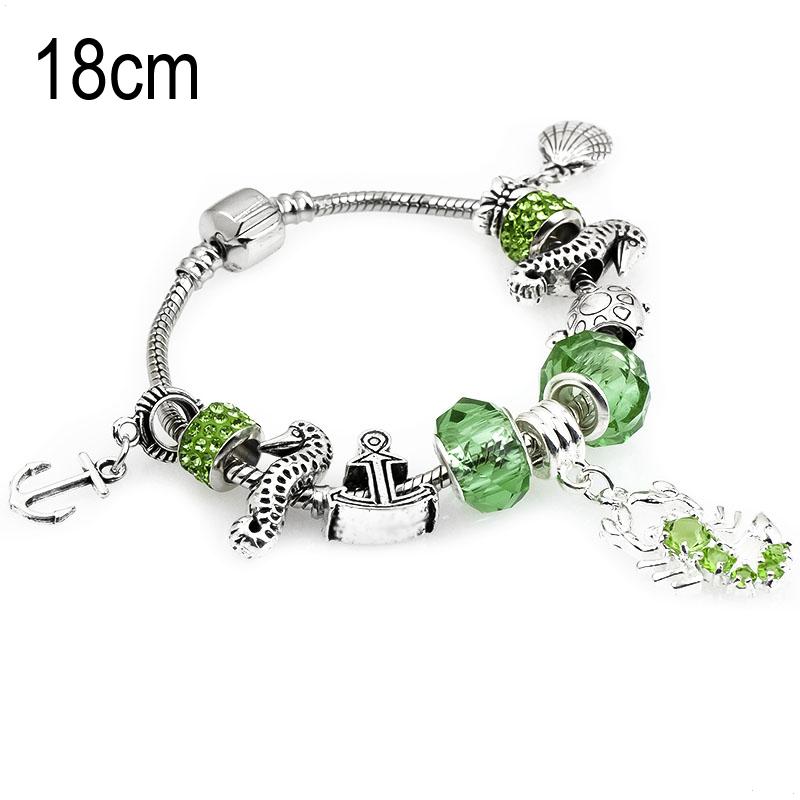 18 CM sea life European Beads Bracelets