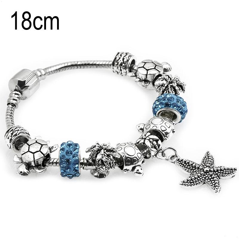 18 CM sea life European Beads Bracelets