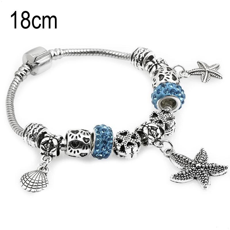 18 CM sea life European Beads Bracelets