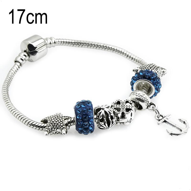 17 CM sea life European Beads Bracelets