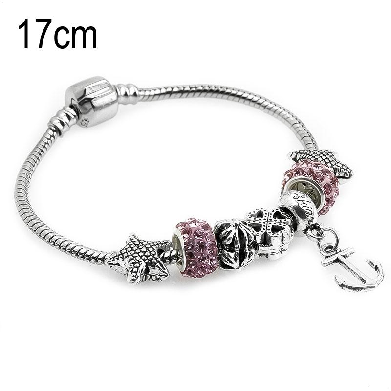 17 CM sea life European Beads Bracelets