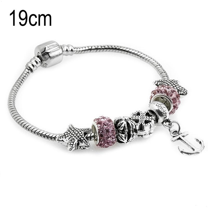 19 CM sea life European Beads Bracelets