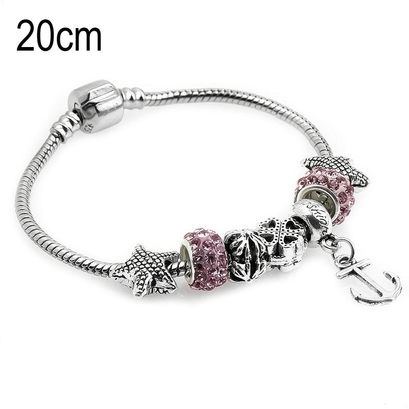 20 CM sea life European Beads Bracelets