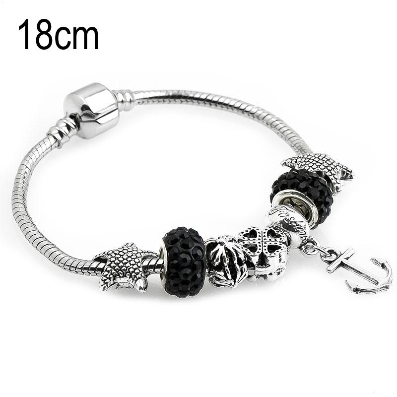 18 CM sea life European Beads Bracelets