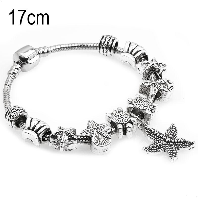 17 CM sea life European Beads Bracelets