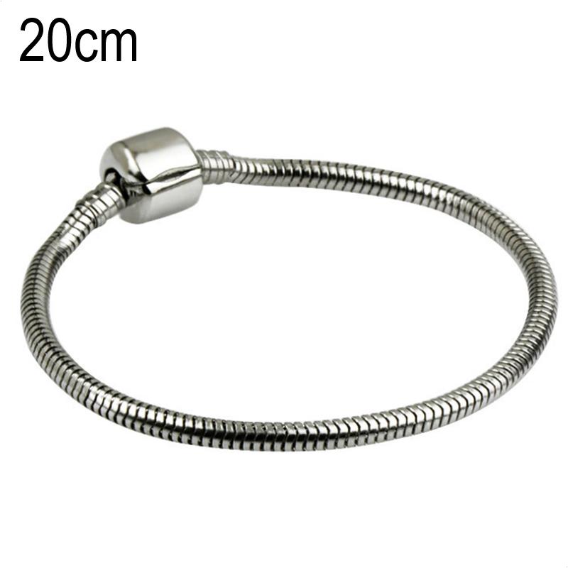 20 CM Stainless steel Stainless steel European Beads bracelets