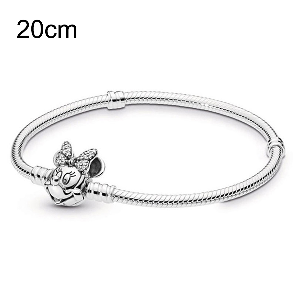 20 CM Copper European Beads bracelets with Animation Mouse clasp