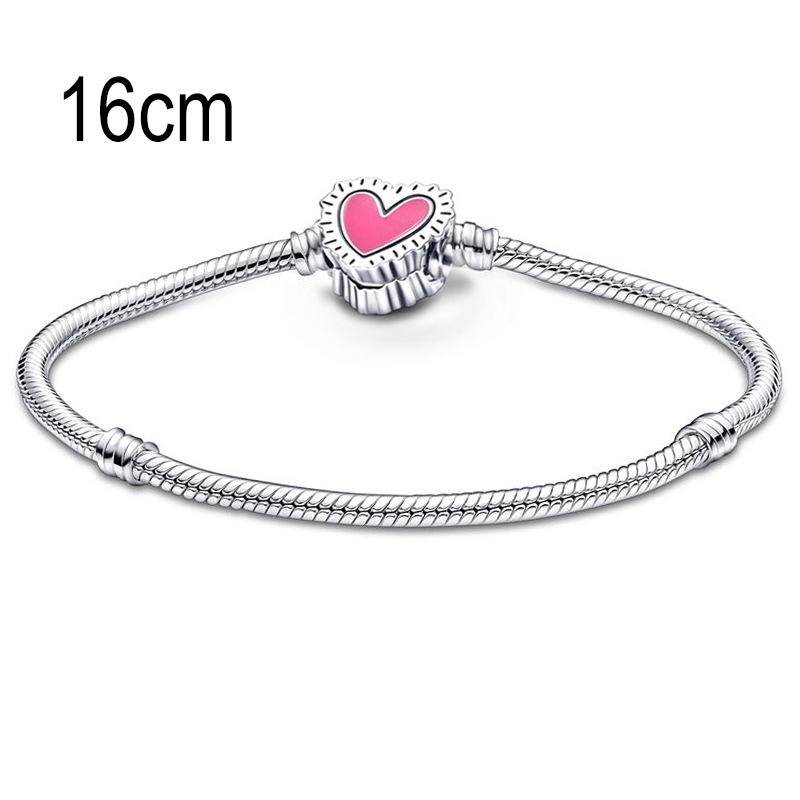 16 CM European Big Hole Beads Snake bone chain Basic Bracelet