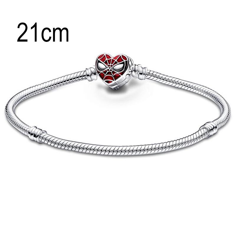 21 CM European Big Hole Beads Snake bone chain Basic Bracelet