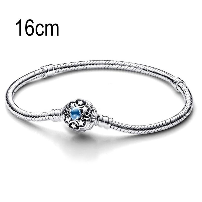 16 CM European Big Hole Beads Snake bone chain Basic Bracelet