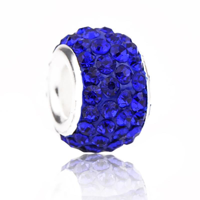 10pcs/set 8*12 Rhinestone European Beads