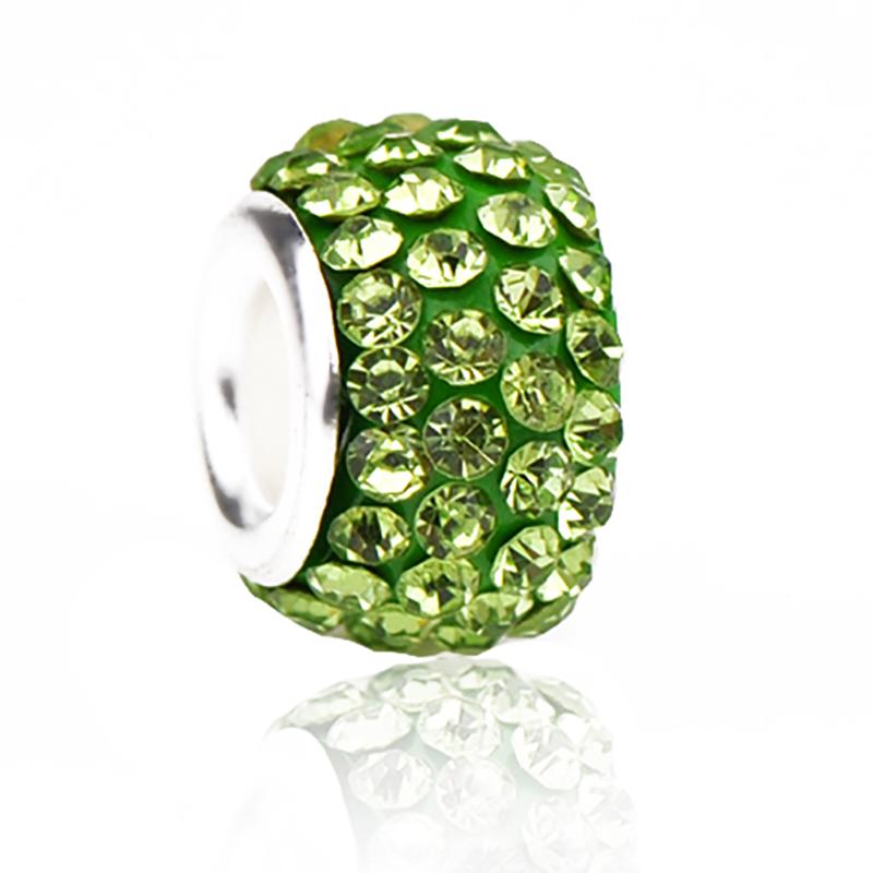 10pcs/set 8*12 Rhinestone European Beads