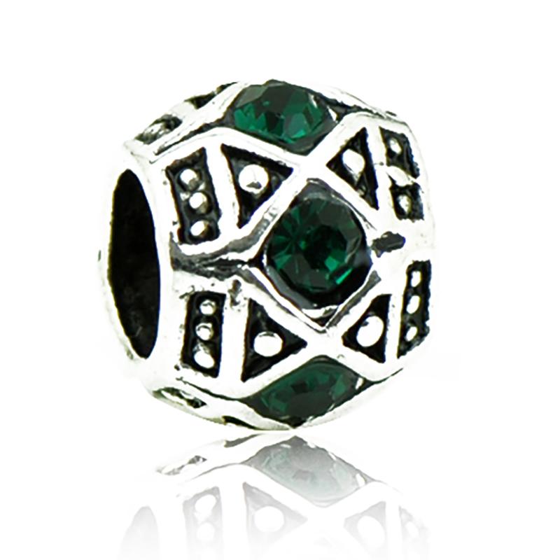 10pcs/set 9*11 Alloy European Beads