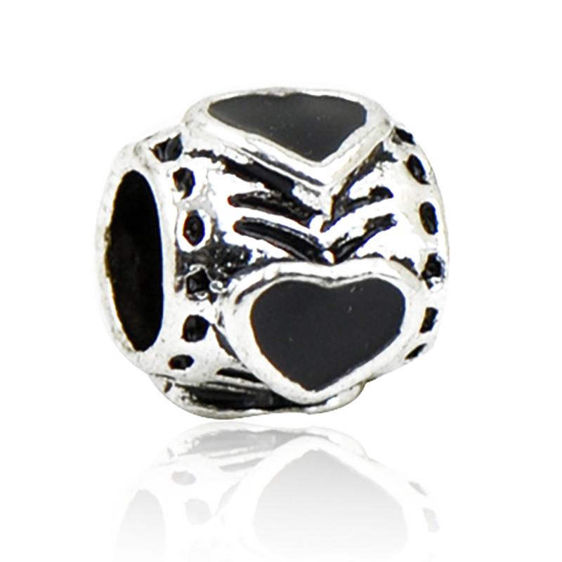 10pcs/set 8*8 Alloy European Beads