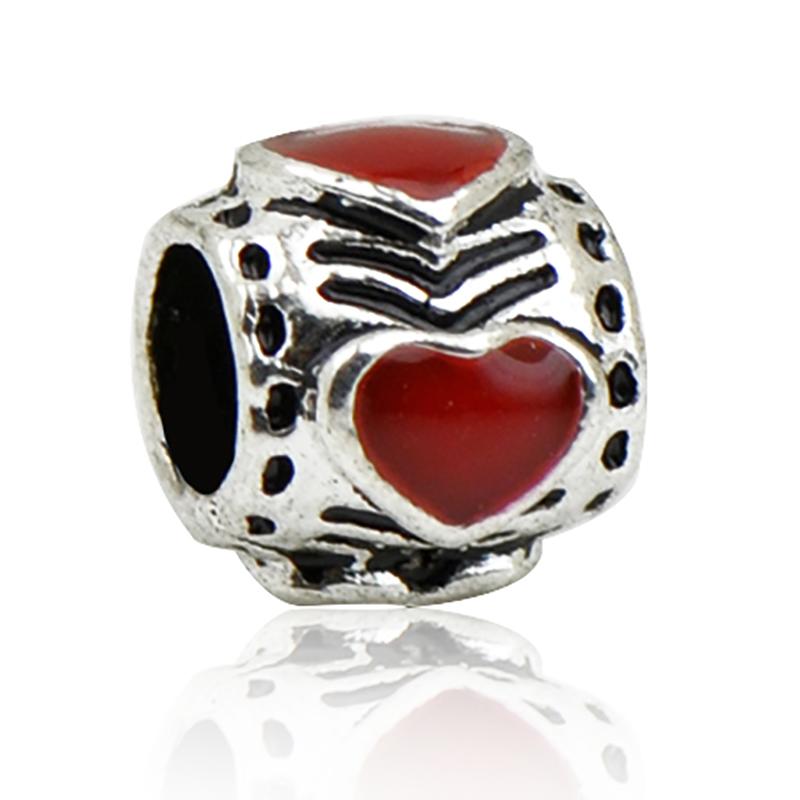 10pcs/set 8*8 Alloy European Beads