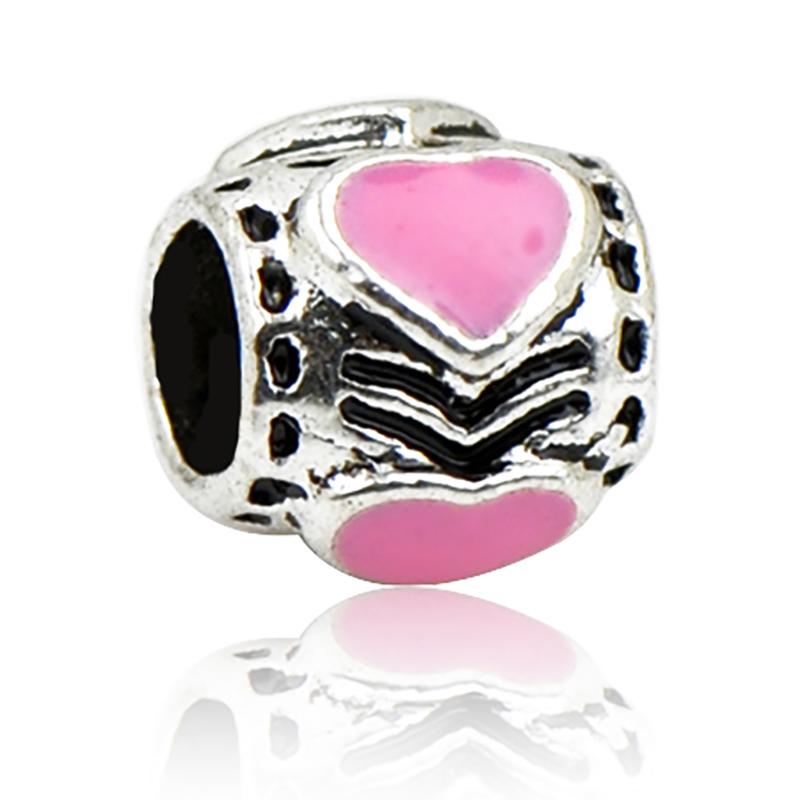 10pcs/set 8*8 Alloy European Beads