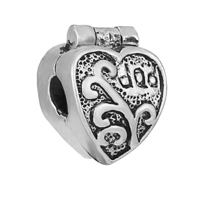 MOQ 2 pcs Big Hole European Fixed Stopper Beads or Charms