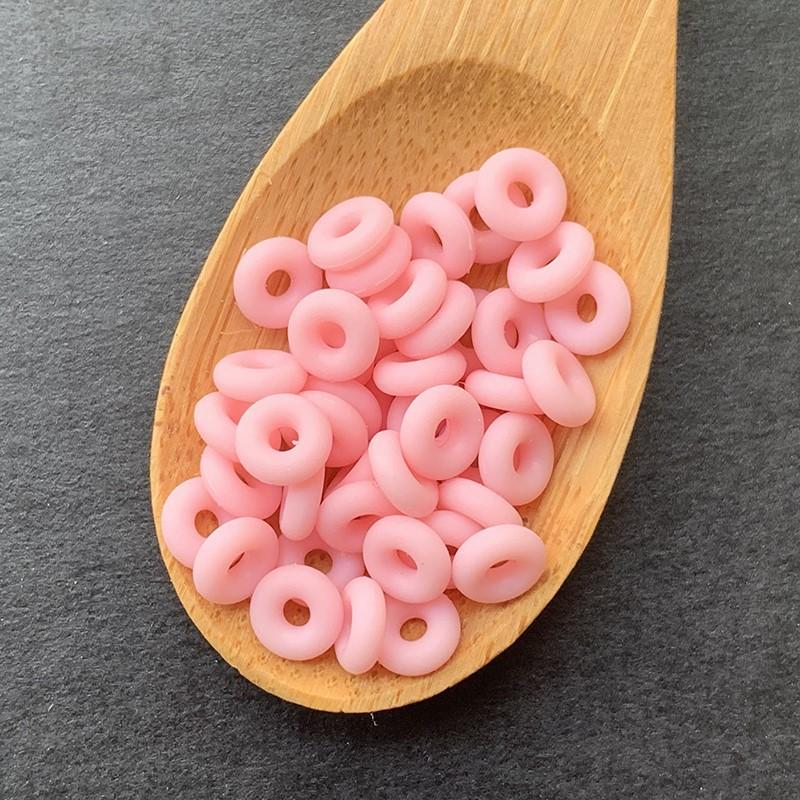 6mm/2mm/1mm Pink 100 pcs/bag Silica Gel O-Rings