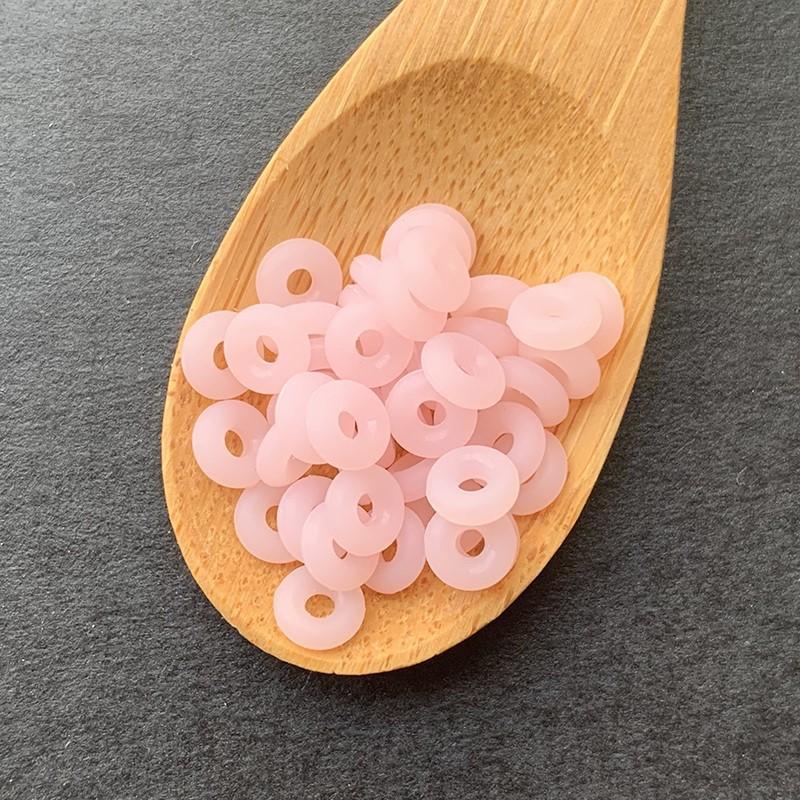 6mm/2mm/1mm Pink 100 pcs/bag Silica Gel O-Rings