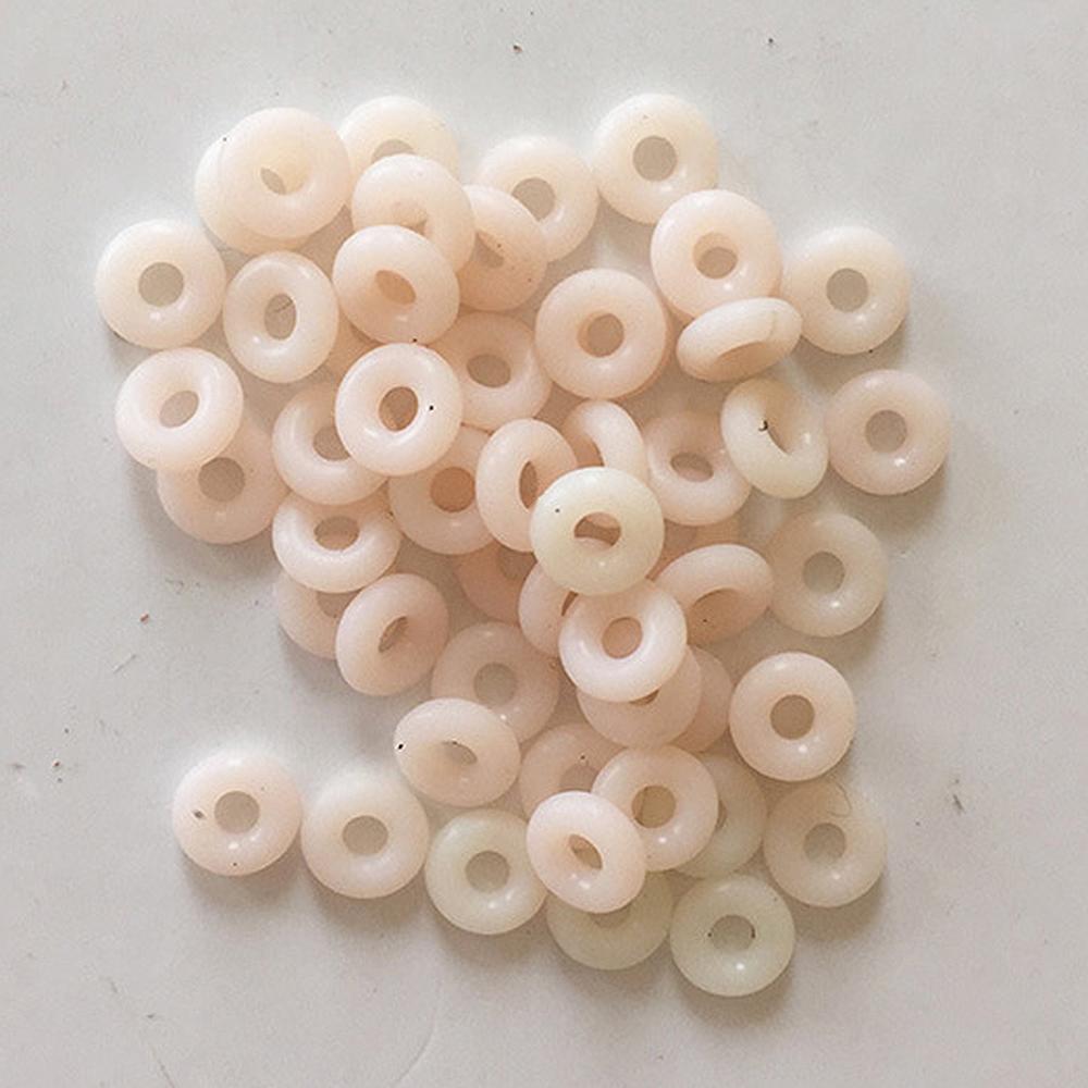 6mm/2mm/1mm Skin color 100 pcs/bag Silica Gel O-Rings