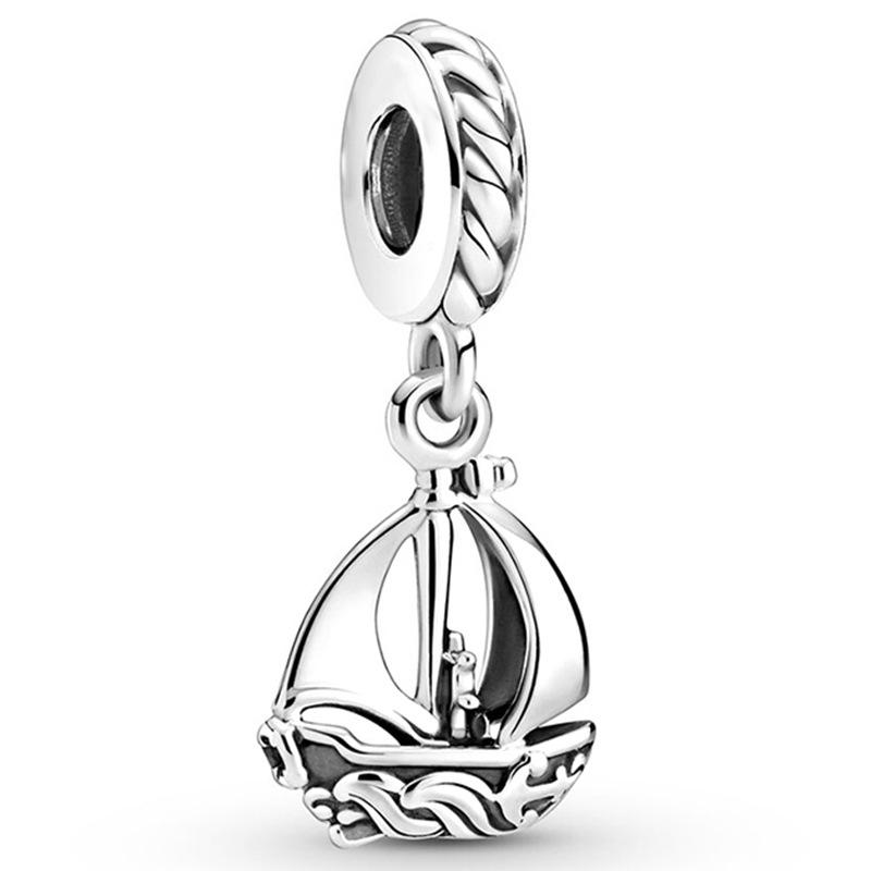 MOQ 2 pcs Sliver Big Hole European Beads or Charms 46 styles to choose