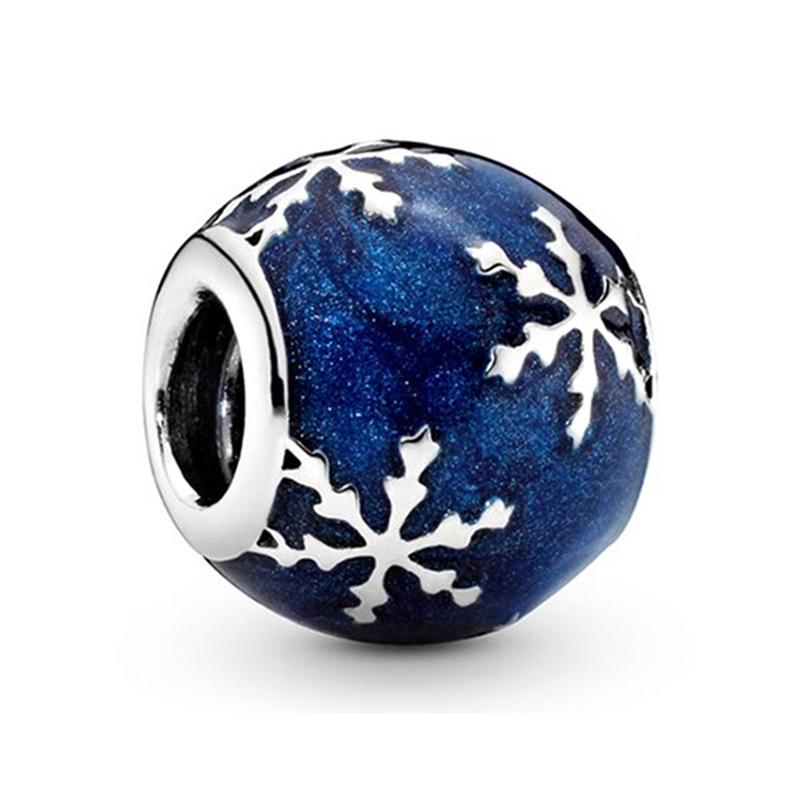 MOQ 2 pcs Blue Starry Sky Big Hole European Beads or Charms 45 Styles To Choose