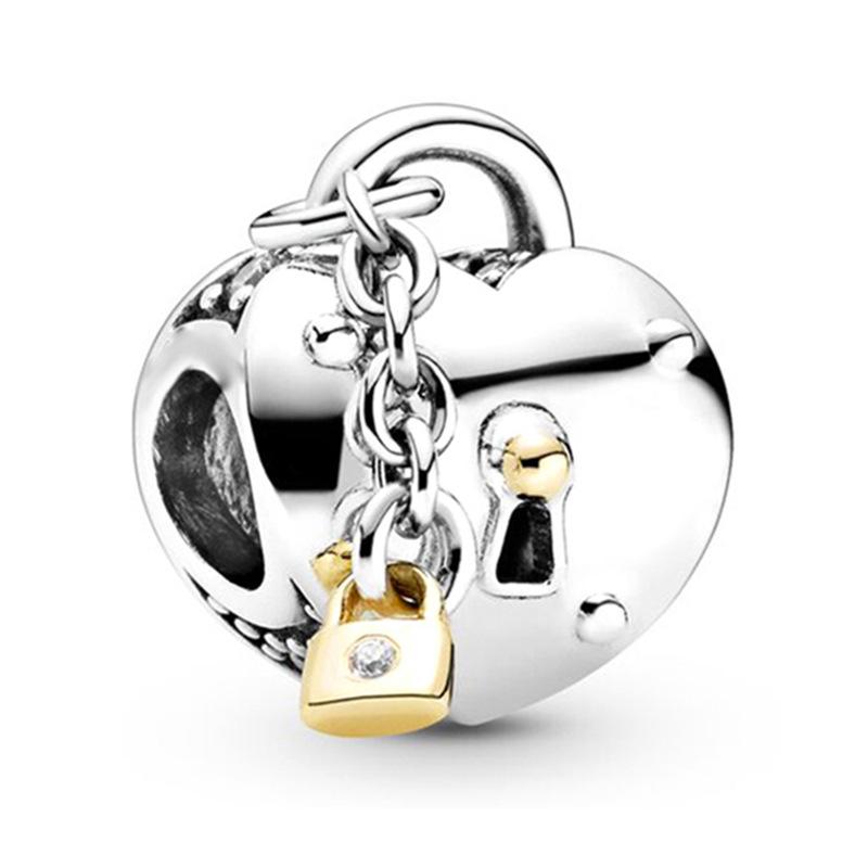MOQ 2 pcs Golden Forever me Big Hole European Beads or Charms 45 Styles To Choose