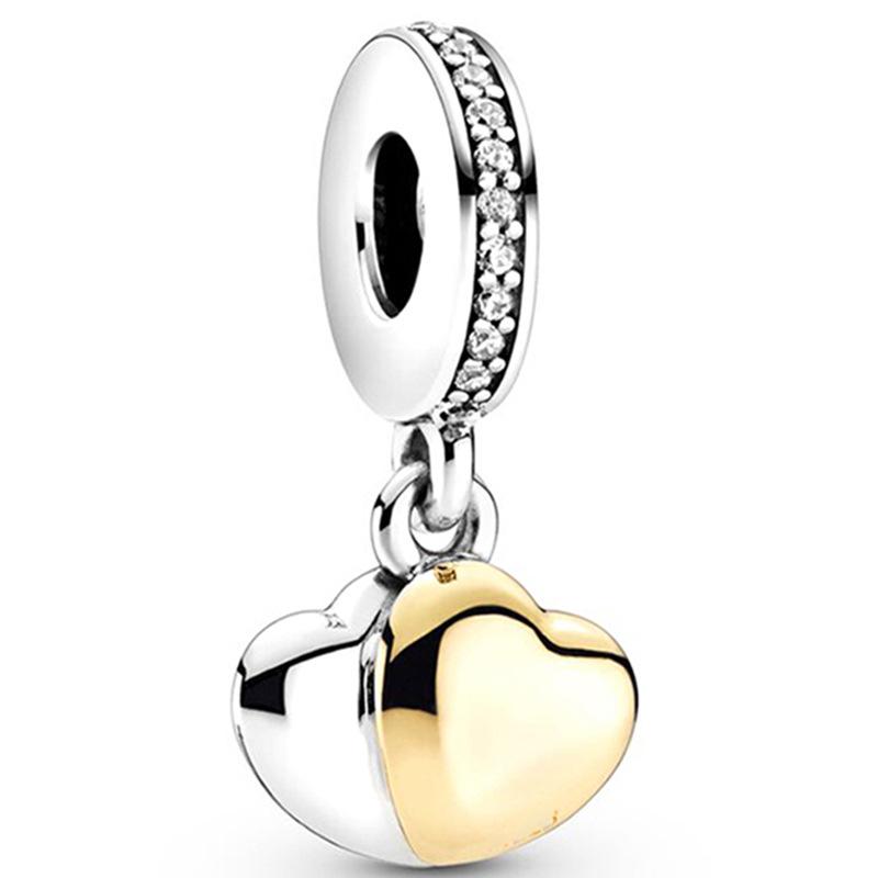 MOQ 2 pcs Golden Forever me Big Hole European Beads or Charms 45 Styles To Choose