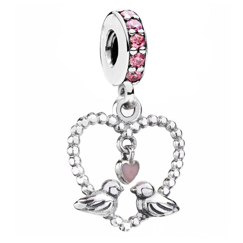 MOQ 2 pcs Golden Forever me Big Hole European Beads or Charms 45 Styles To Choose