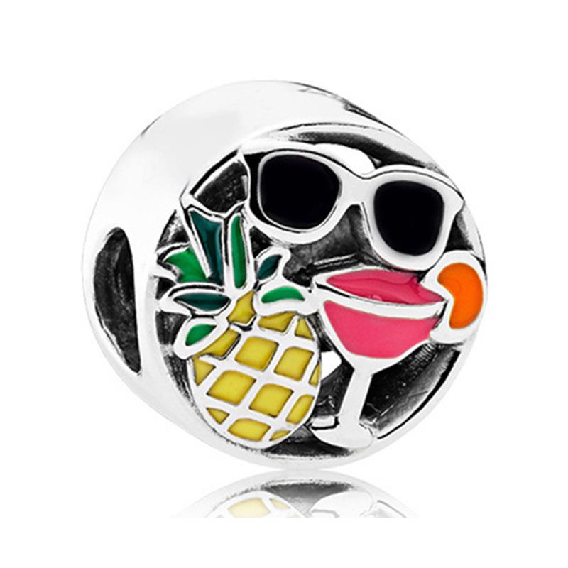 MOQ 2 pcs Colorful Unicorn Big Hole European Beads or Charms 46 Styles To Choose