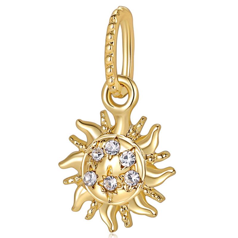 MOQ 2 pcs Golden Love Tree Bell Big Hole European Beads or Charms 46 Styles To Choose