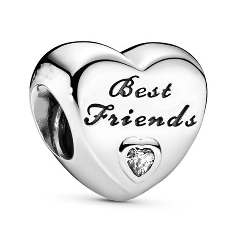 MOQ 2 pcs Romantic Love Tag Numbers Big Hole European Beads or Charms 45 Styles To Choose
