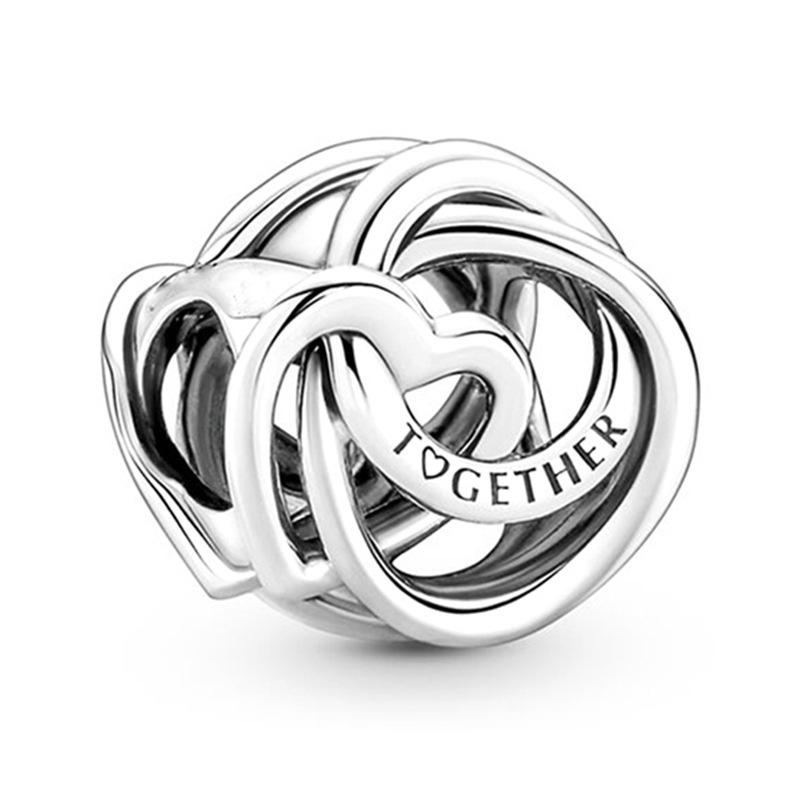 MOQ 2 pcs Romantic Love Tag Numbers Big Hole European Beads or Charms 45 Styles To Choose