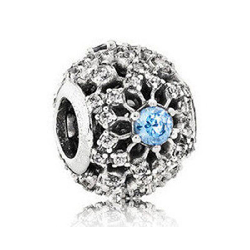 MOQ 2 pcs Sea Blue Big Hole European Beads or Charms 45 Styles To Choose
