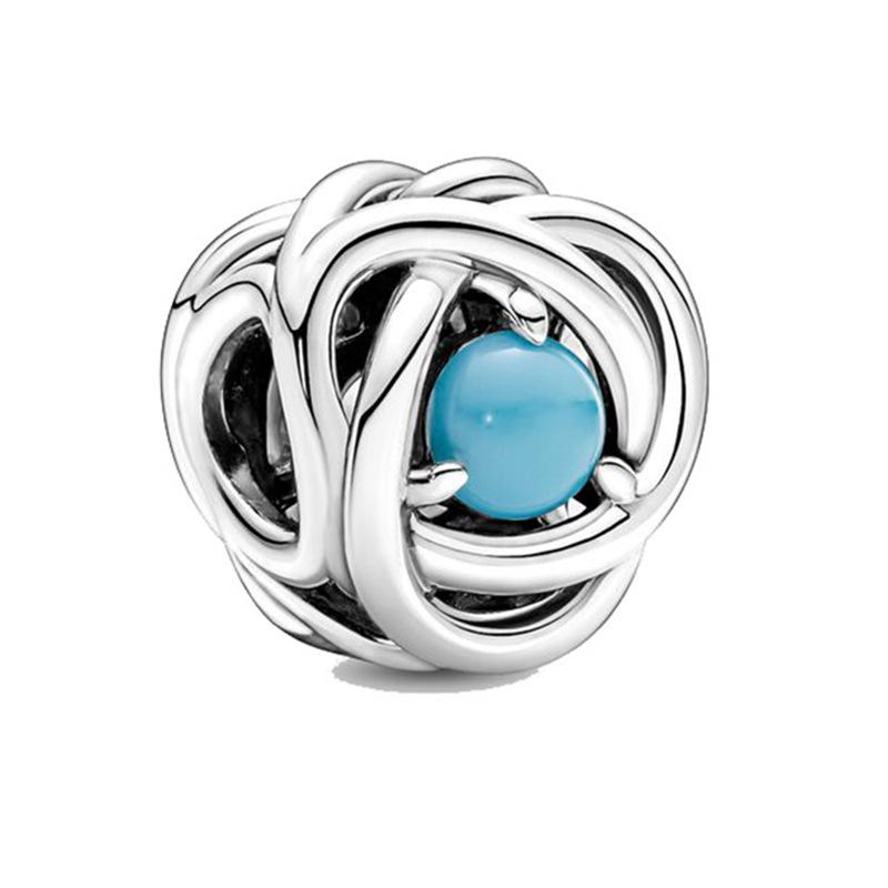MOQ 2 pcs Sea Blue Big Hole European Beads or Charms 45 Styles To Choose