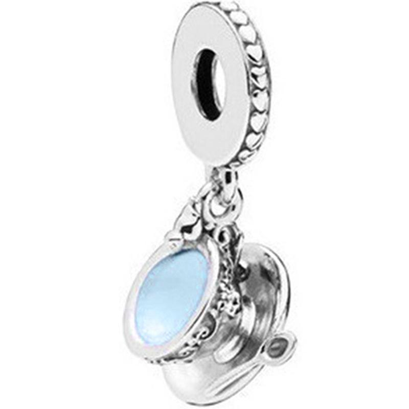 MOQ 2 pcs Sea Blue Big Hole European Beads or Charms 45 Styles To Choose