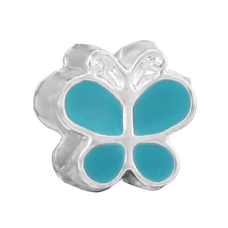 MOQ 2 pcs Sea Blue Big Hole European Beads or Charms 45 Styles To Choose