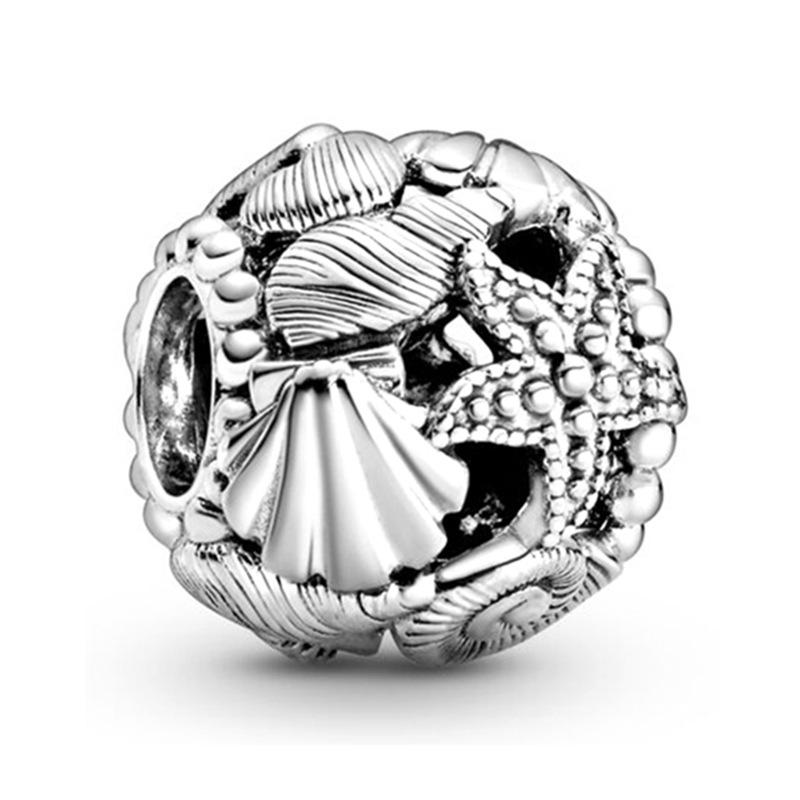 MOQ 2 pcs Hollow Heart Big Hole European Beads or Charms 45 Styles To Choose