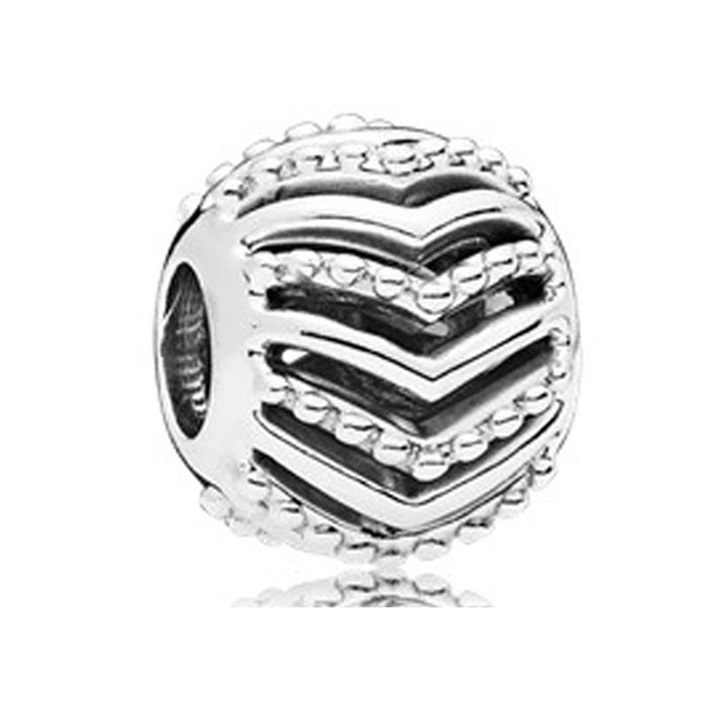 MOQ 2 pcs Hollow Heart Big Hole European Beads or Charms 45 Styles To Choose