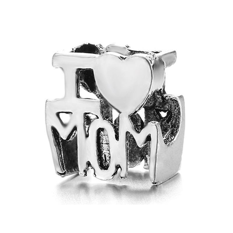 MOQ 2 pcs Hollow Heart Big Hole European Beads or Charms 45 Styles To Choose