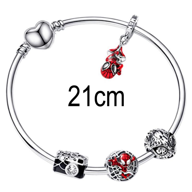 MOQ 2 pcs 21cm Big Hole European Beads or Charms Bracelets