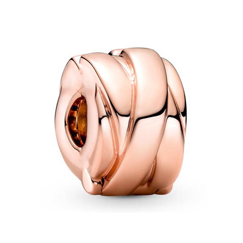 MOQ 2 pcs Rose Golden Big Hole European Beads or Charms 45 Styles To Choose