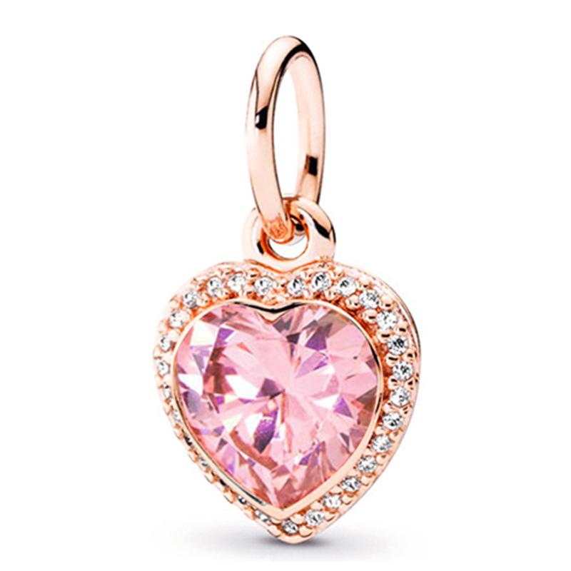 MOQ 2 pcs Rose Golden Big Hole European Beads or Charms 45 Styles To Choose